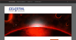 Desktop Screenshot of celestialprintdesign.com